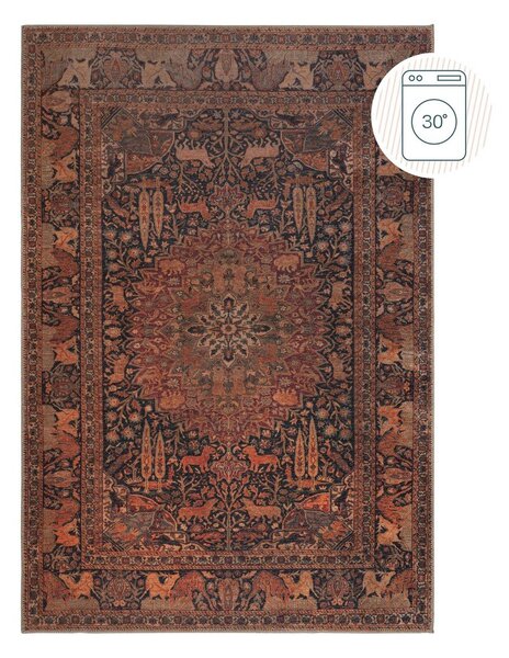 Bordo rdeča pralna preproga 152x230 cm Nico Global – Flair Rugs