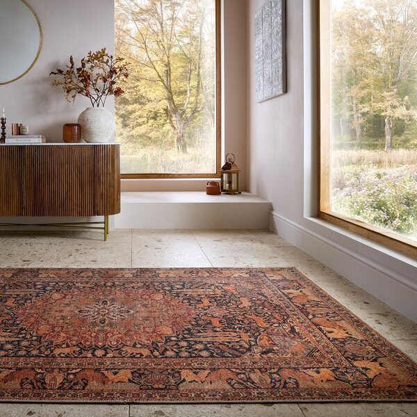 Bordo rdeča pralna preproga 152x230 cm Nico Global – Flair Rugs
