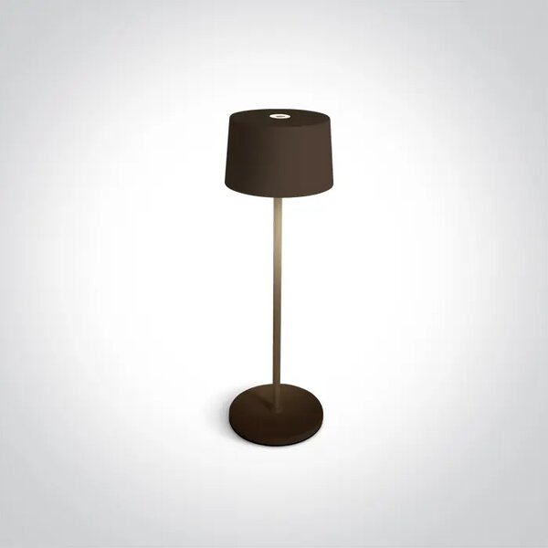 NAMIZNA SVETILKA LED 3,3 W / 200 lm / 3000 K, POLNILNA PREKO USB-JA, ZATEMNLJIVA, IP65 RJAVA DM61082A/BR