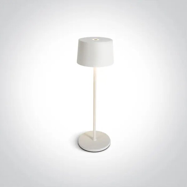 NAMIZNA SVETILKA LED 3,3 W WW POLNJENJE PREKO USB-JA IP65 ZATEMNLJIVA BELA DM61082A/W