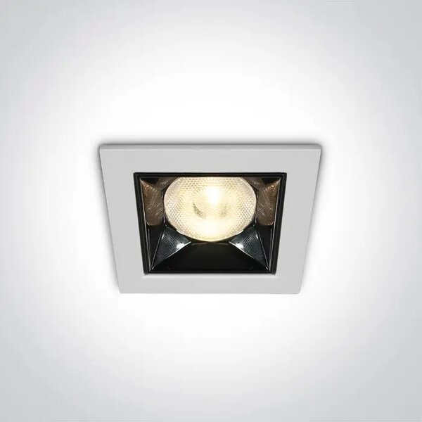 VGRADNA LED SVETILKA/6W/3000K/480lm/38°/230V IP20 BELA DM50106B/W/W