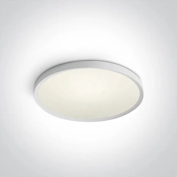 STROPNA SVETILKA LED 40W/4000K/2800lm IP20 TANKA BELA DM62152/W/C