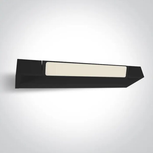 LED STENSKA SVETILKA 12W 3000K 1000lm IP44 ČRNA DM38112C/B/W