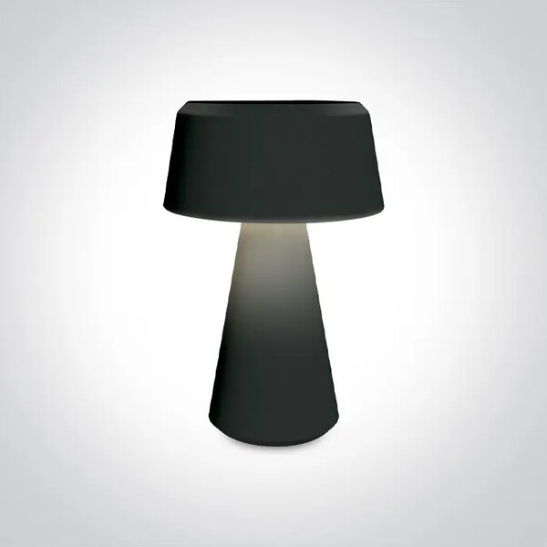 NAMIZNA SVETILKA LED/3W/120lm/3000K ZATEMNLJIVA, USB 3,5H POLNJENJE, ČRNA DM61088/B