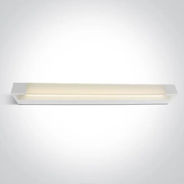 LED STENSKA SVETILKA 20W WW IP44 230V BELA DM38120R/W/W