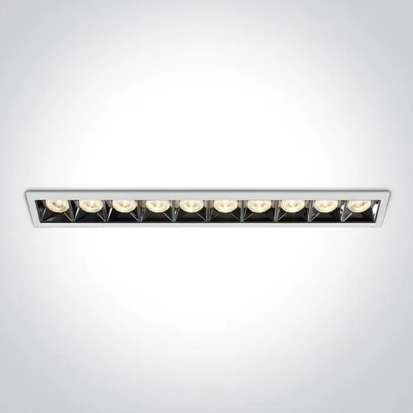 VGRADNA LED SVETILKA 40W WW 38deg IP20 230V BELA DM50006B/W/W