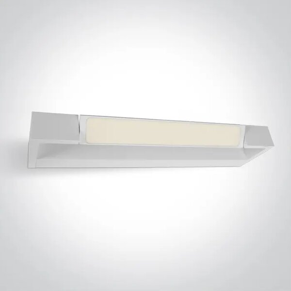 LED STENSKA SVETILKA 12W WW IP44 230V BELA DM38112C/W/W