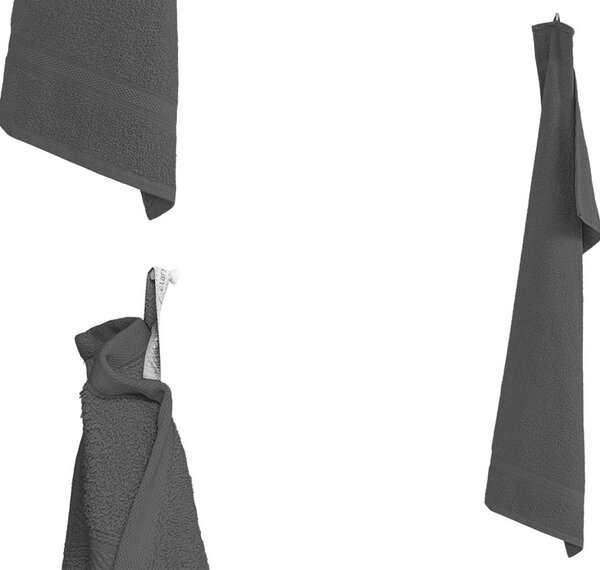 Brisača CLARYSSE ELEGANCE 60x110 cm siva, 100% bombaž