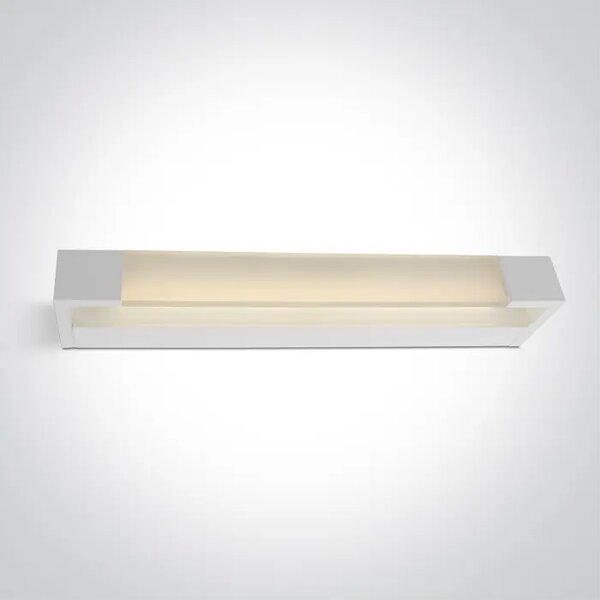 LED STENSKA SVETILKA 14W WW IP44 230V BELA DM38114R/W/W