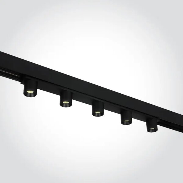 LED REFLEKTOR ZA TIRNICE/10W/3000K/500lm/36°/48V 310mm MINI/MIDI CRI90 VKLOP-IZKLOP ČRNE ŽARNICE DM42128C/B/W