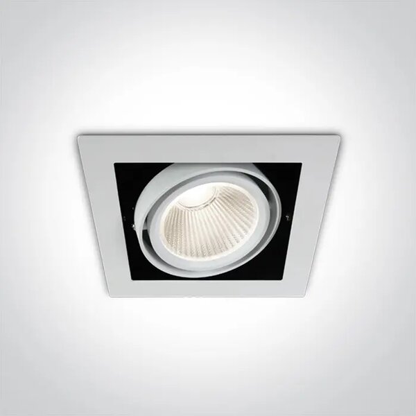 VGRADNA SVETILKA COB LED 30W CW 38deg 230V BELA DM51130/W/C