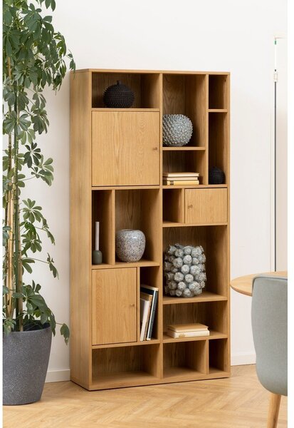 Regal v hrastovem dekorju 90x180 cm Rangoon – Actona