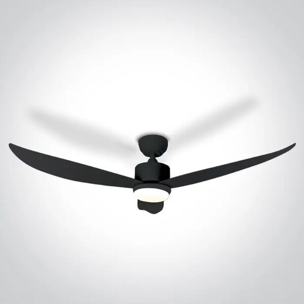 STROPNI VENTILATOR 35W LED 22W CCTV IP20 230V ČRN DM6302/B/V