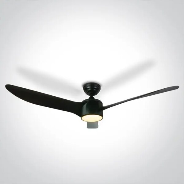 STROPNI VENTILATOR 40W LED 22W CCTV IP20 230V ČRN DM6306/B/V