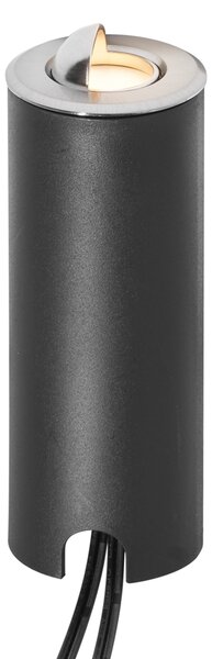 Komplet 5 modernih vgradnih reflektorjev aluminij vklj. LED IP67 - Linsey