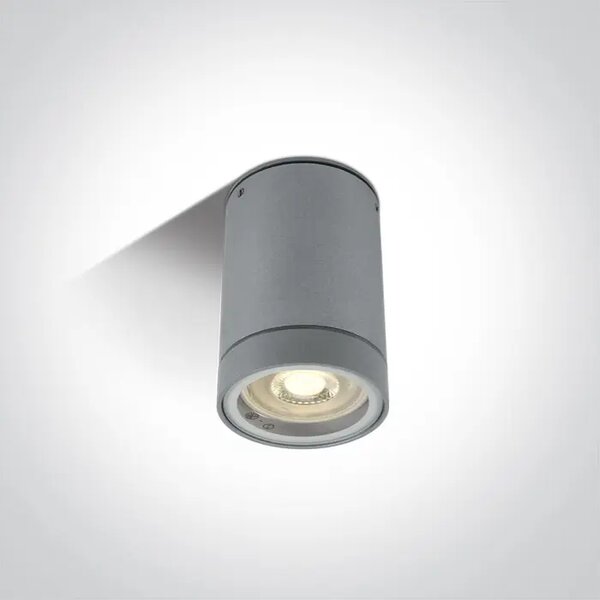 STROPNA SVETILKA 1×GU10/35W/230V IP54 SIVA DM67130C/G