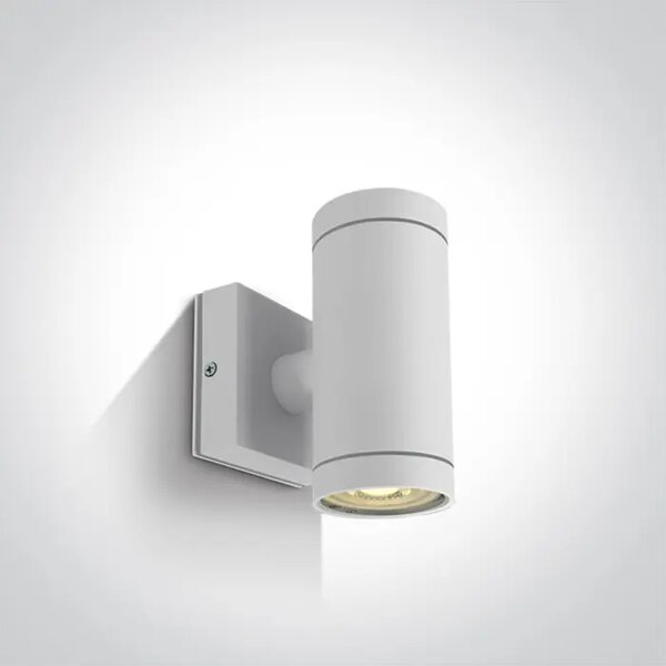 STENSKA SVETILKA 2×GU10/35W/230V IP54 BELA DM67130/W