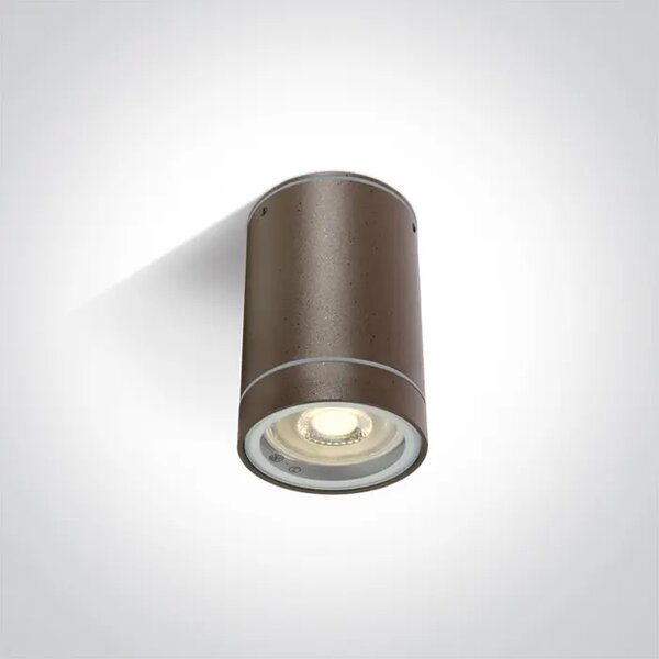 STROPNA SVETILKA 1×GU10/35W/230V IP54 RJAVA DM67130C/BR