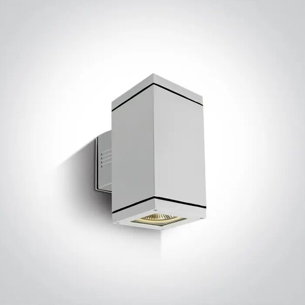 STENSKA SVETILKA 2×E27/75W/PAR30/230V IP54 BELA DM67132A/W
