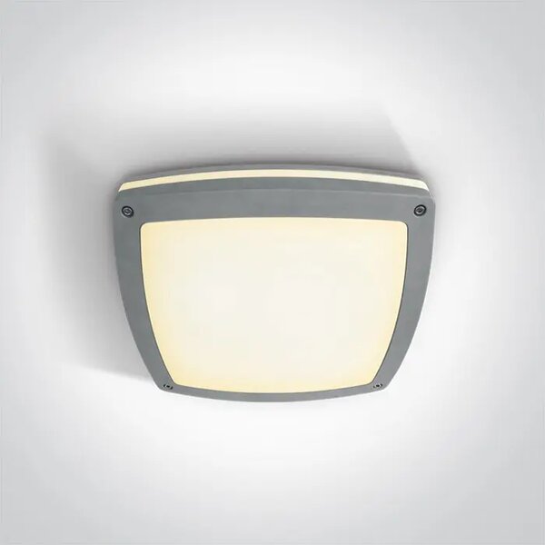 STROPNA SVETILKA LED 2x20W E27 IP54 SIVA DM67216/G