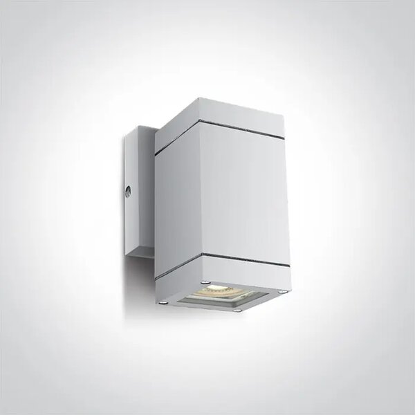 STENSKA SVETILKA 1xGU10/35W/230V/IP54 BELA DM67130F/W