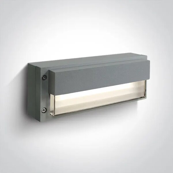 STENSKA SVETILKA LED/30×0,1W/3000K/230V IP54 SIVA DM67176/G/W