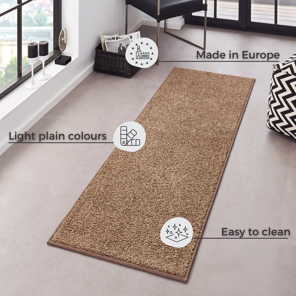 Bež tekač Hanse Home Pure, 80 x 200 cm
