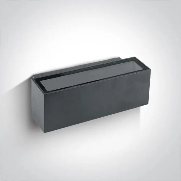 LED STENSKA SVETILKA 2x6W/3000K/2x420lm/230V/IP54 ANTRACIT DM67374A/AN/W