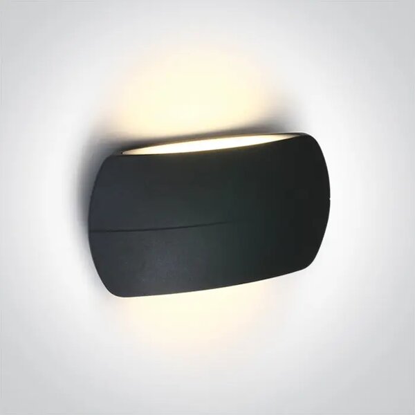 STENSKA SVETILKA LED/2×6W/3000K/2x420lm/230V/IP54 ANTRACIT DM67378A/AN/W