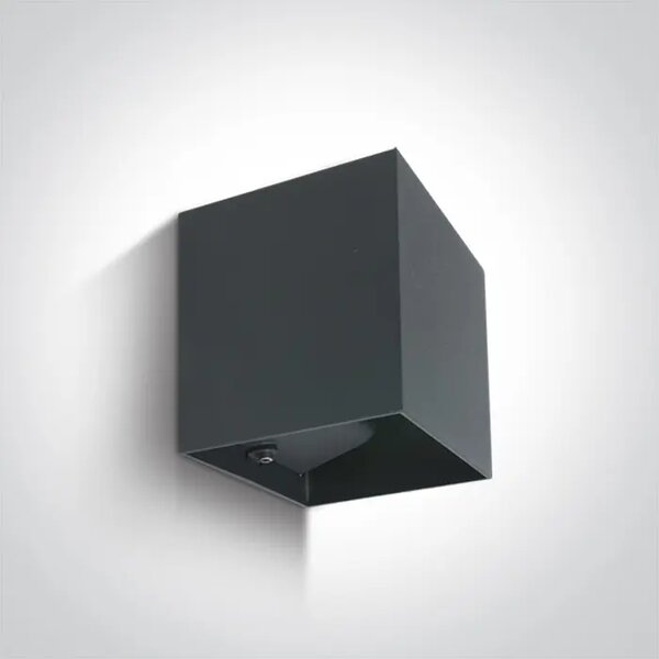 STENSKA SVETILKA 2X3W/3000K/IP54 ANTRACIT DM67398C/AN/W