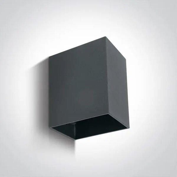 STENSKA SVETILKA LED 3W/3000K/200lm/230V/IP54/68x107x90mm ANTRACIT DM67398/AN/W