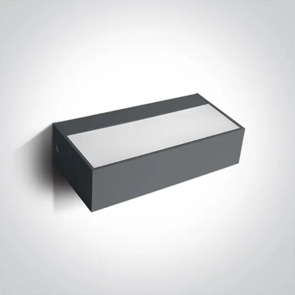STENSKA SVETILKA LED 7W/3000K/400lm/230V/IP65 ANTRACIT DM67392/AN/W