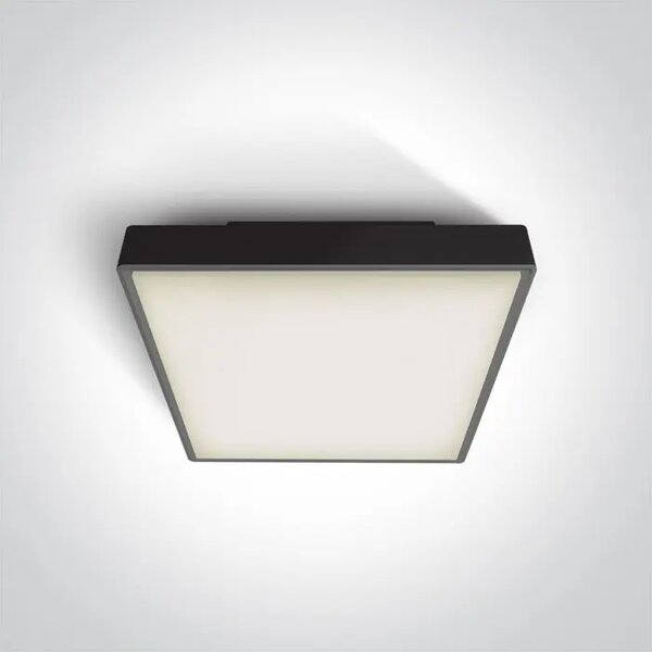 STROPNA SVETILKA LED 2×E27/18W/PLC/230V IP65 ČRNA DM67282EA/B