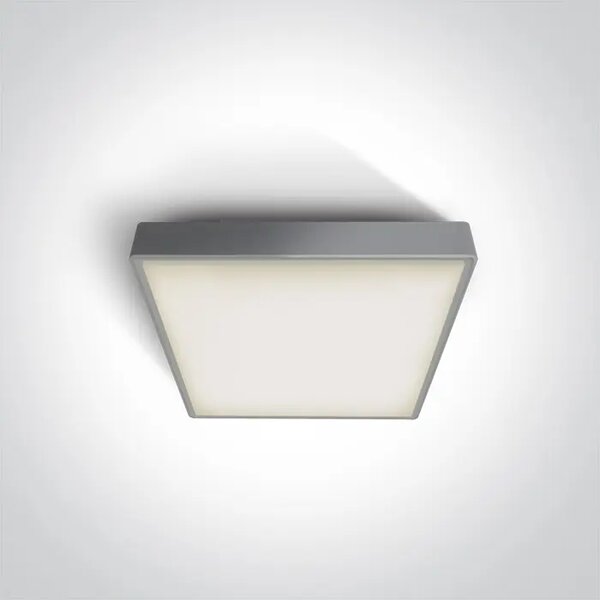 STROPNA SVETILKA LED 1×E27/18W/PLC/230V IP65 SIVA DM67282E/G