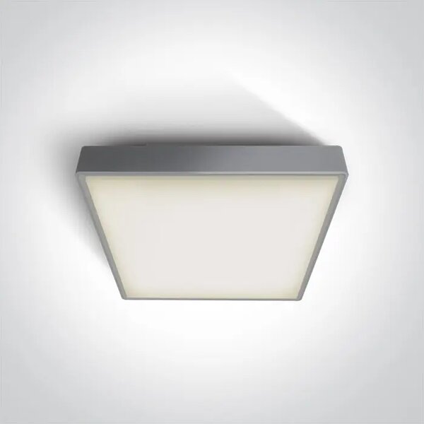STROPNA SVETILKA LED 2×E27/18W/PLC/230V IP65 SIVA DM67282EA/G