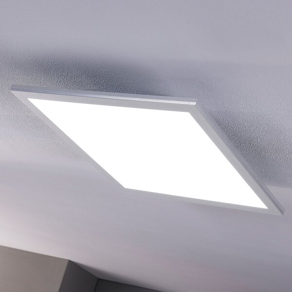 Lindby LED panel Livel, komplet 2, CCT, 40 cm x cm, daljinski upravljalnik, zatemnjen, Kovinska, Kuhinja, Plastika, Sodobni