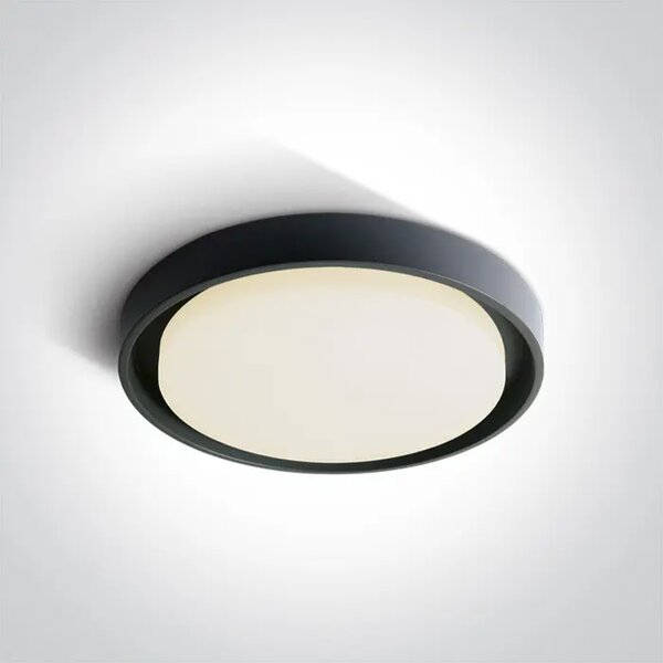 STROPNA SVETILKA LED 30W/3000K/2500lm 100-230V IP54 ČRNA DM67384/AN/W