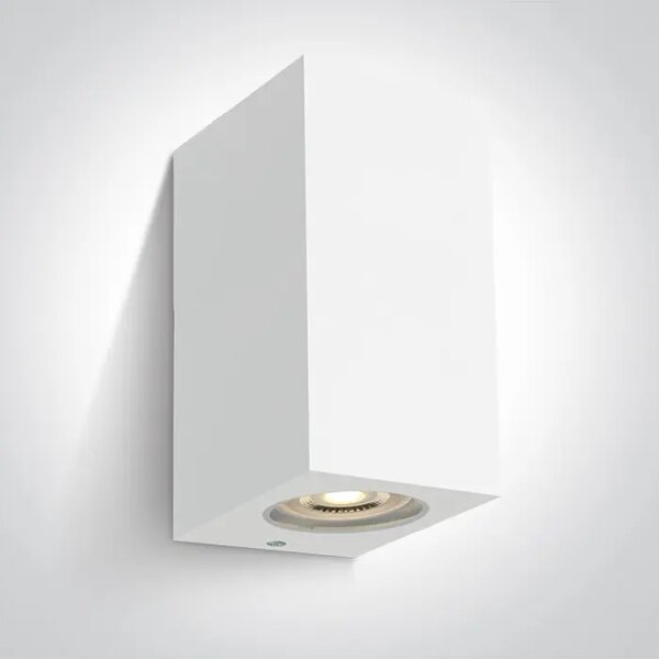 STENSKA SVETILKA 2xGU10/maks.2x6W/ABS+PC/IP65 BELA DM67142K/W