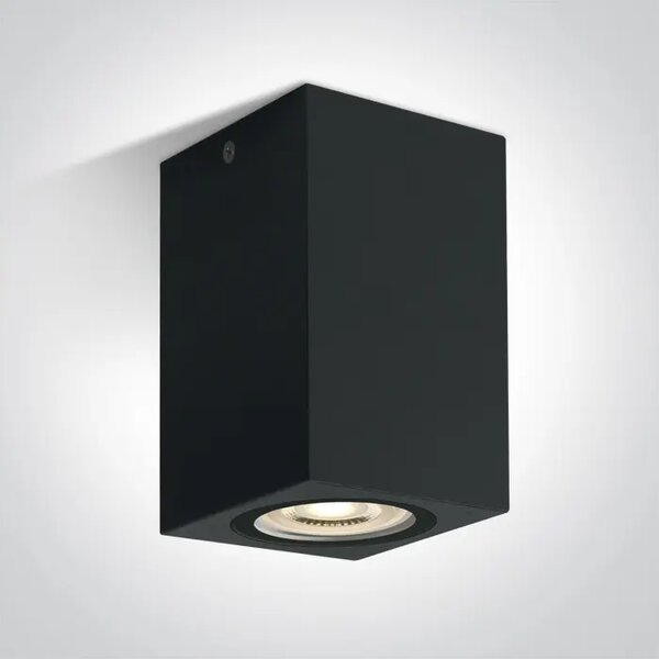 STROPNA SVETILKA 1×GU10/10W IP65 ČRNA DM67142D/B