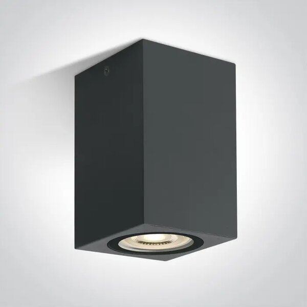 STROPNA SVETILKA 1×GU10 / 10W IP65 ANTRACIT DM67142D/AN