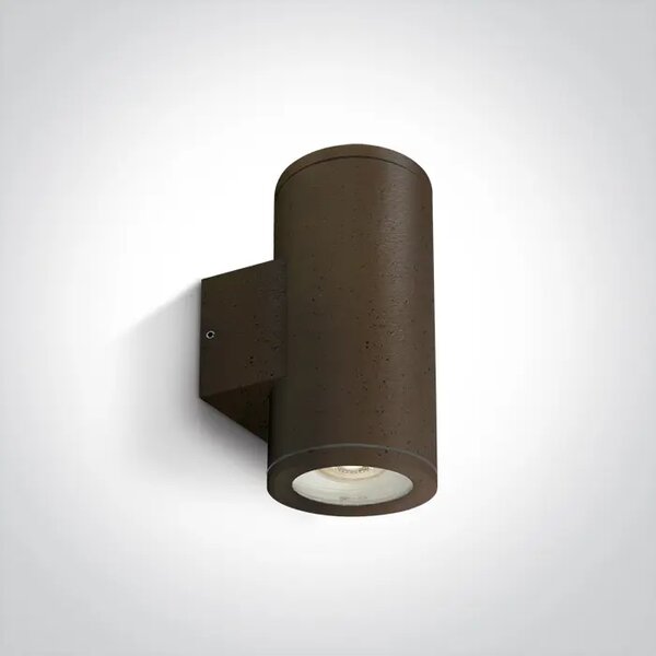 STENSKA SVETILKA 2XGU-10 35W IP54 RJAVA RUSTIKALNA DM67400B/BR