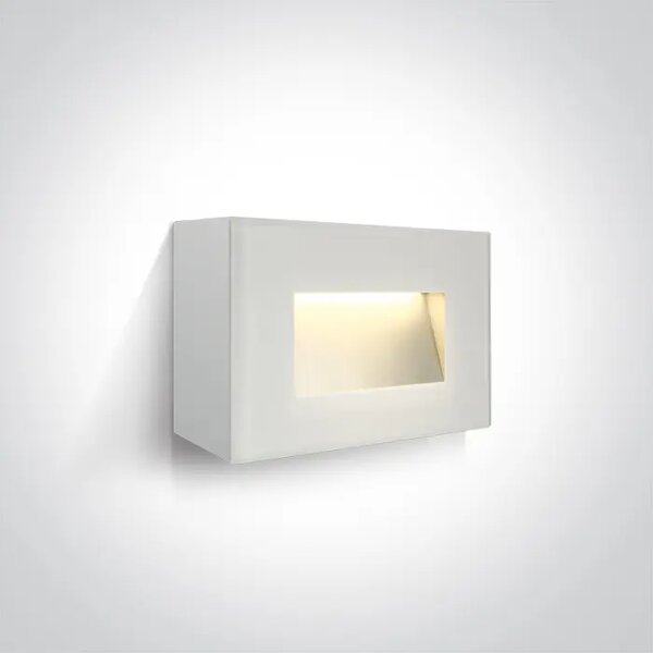 STENSKA SVETILKA 4W/300Lm/3000K IP65 BELA DM67076/W/W