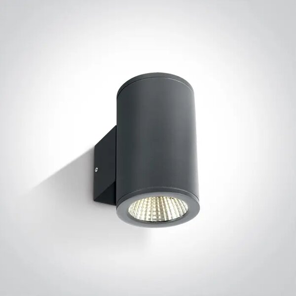 STENSKA SVETILKA LED 2x6W WW IP54 230V ANTRACIT DM67138/AN/W