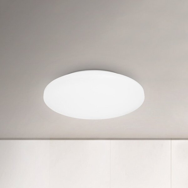 Briloner LED stropna svetilka Primer za kopalnico IP44 3.000K Ø 40cm, Bela, Kopalnica, Plastika, Sodobni