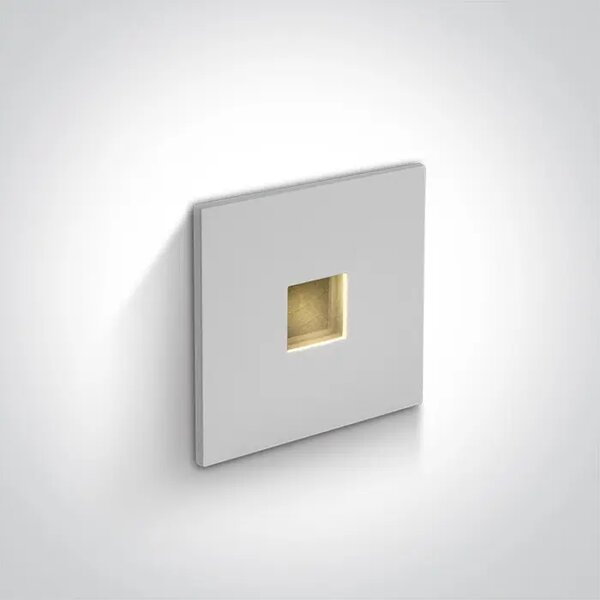 VGRADNA STENSKA SVETILKA LED 1W/3000K/40lm/60°/350mA IP54 BELA DM68004A/W/W