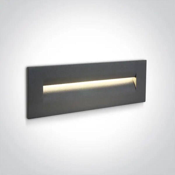 VGRADNA LED SVETILKA/8,5W/3000K/160lm/44°/240V IP65 ANTRACITNA DM68066/AN/W