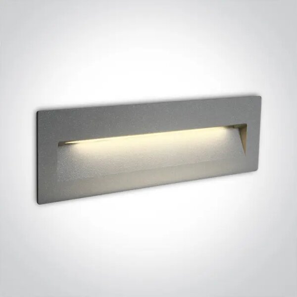 VANJSKA UGRADBENA ZIDNA LED SVJETILJKA SIVA 6W CCT 550lm IP65 DARK LIGHT DM68068C/G/V