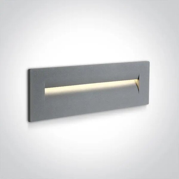 VGRADNA LED SVETILKA/8,5W/3000K/160lm/44°/240V IP65 SIVA DM68066/G/W