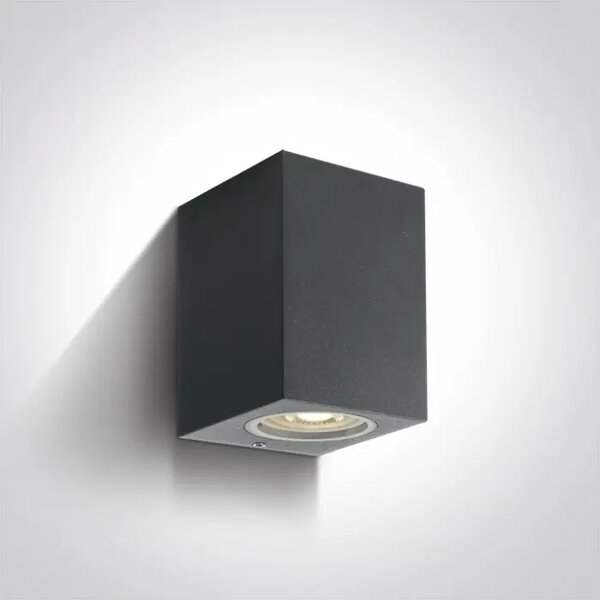 STENSKA SVETILKA GU10/7W IP65 ANTRACIT 100x77x77mm DM67426/AN