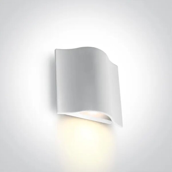 STENSKA SVETILKA LED 6W/400LM/3000K IP 54 BELA DM67422/W/W
